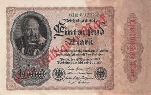1 Milliarde Mark ro.110bb B BZ.2